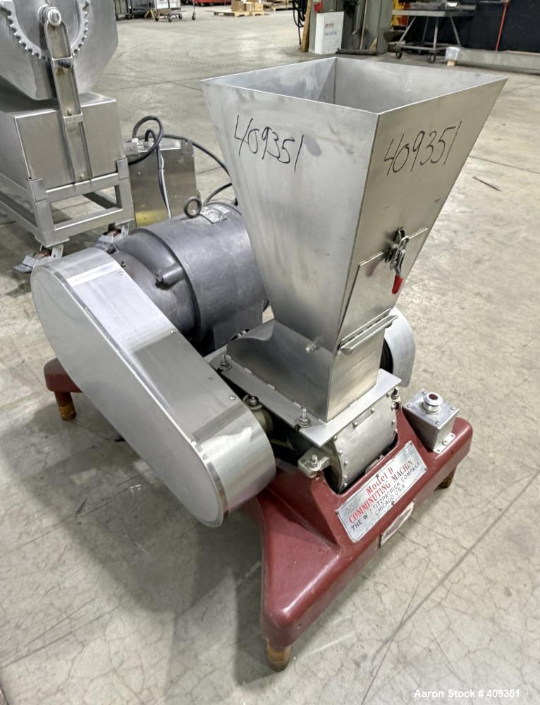 Fitzpatrick Fitz-Mill #D, Hammer Mill, VFD Control, 12" diameter cut chamber, 16 blades, 7.5 HP, GS2 drive - Image 4