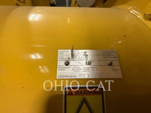 600 KW Caterpillar C18, Stationary Generator Set, Diesel, 1800 RPM, 480V, 134 hours, 2015 - Image 6