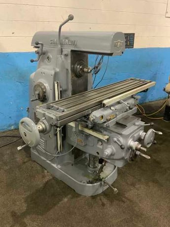 Cincinnati #2, horizontal mill, 10" x52" table, #50 NS taper, rapid traverse, forward/reverse, 5 HP - Image 2