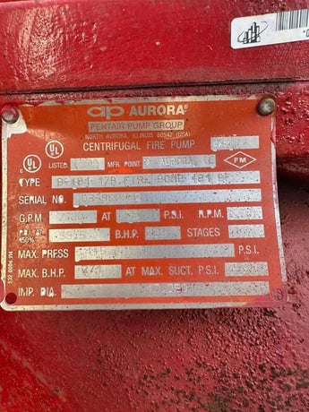 Clarke #JW6HU40, Fire Pump System, 300 BHP @ 2100 RPM, 2500 GPM, 300 psi max. water pressure, 120 Volt - Image 10