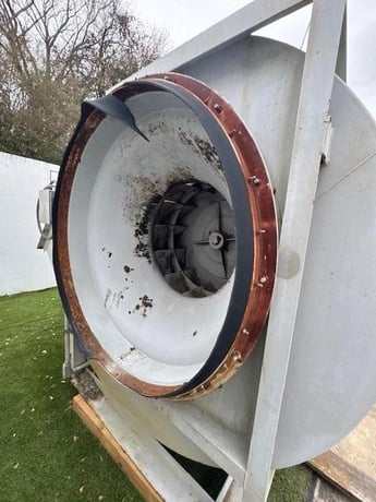 Twin City Fan & Blower #BCS-SW, Crocker-Wheeler Bottom Angular Upblast, 62" outer diameter inlet, 250 HP @ - Image 3