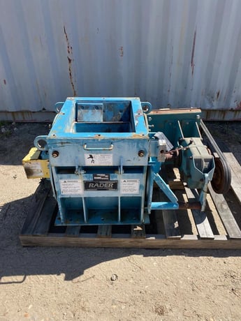 Rader #20x20ESW, Rotary Airlock, 5 HP Baldor Motor, TXT4B Dodge Gearbox - Image 1