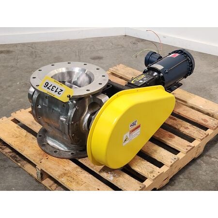 10" x 10" Wm. width Meyer & Sons #HDX10X10, Rotary Airlock Valve, Stainless Steel, 1.5 HP, 21 RPM (2 - Image 2