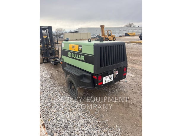 185 cfm, 125 psi, Sullair #185DPQ, mobile air compressor, Cat TF4 engine, 419 hours, 2024 - Image 4