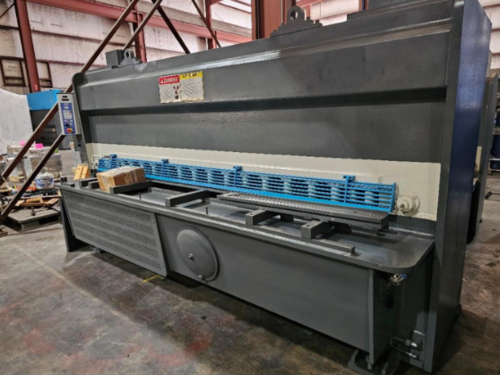 Haco #HDS-10x3/8, Guillotine Shear, 3/8" x 10', SP9 cnc, Refurbished, 1999 - Image 1