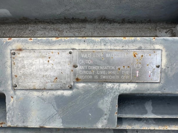 350 HP 1185 RPM Teco Westinghouse #AEHGTK, Industrial Motor, Frame 5011C, 4160 Volts - Image 3