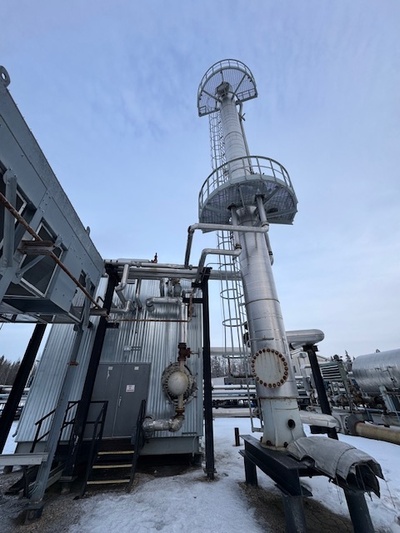 De-Ethanizer Package, 30" x 52'-6" distillation column, 150 psi @ 600°F, Chiller, Low Temp. Separator, 2005 - Image 7