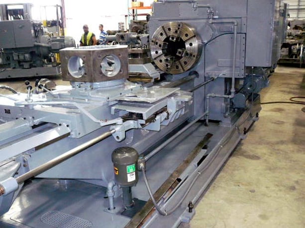 No. 4A Warner & Swasey, M3580, square head, saddle type turret lathe, 28-1/4" swing o/bed ways, 62" center - Image 6