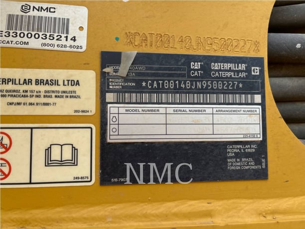 Caterpillar 140, Motor Grader, S/N: N9500227, - Image 6
