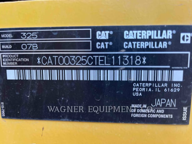 Caterpillar 32507, Crawler Excavator, 2916 hours, S/N: TEL11318, 2022 - Image 6