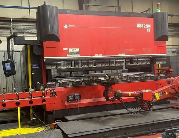 240 Ton, Amada #HDS2204NTW, CNC Hydraulic Press Brake, 2012 - Image 1