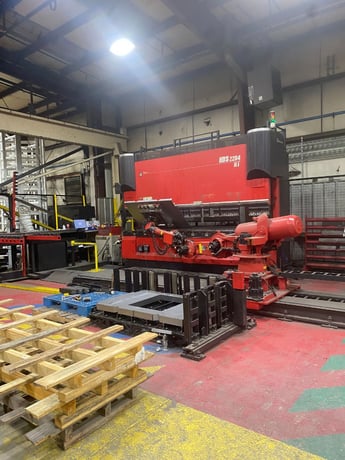 240 Ton, Amada #HDS2204NTW, CNC Hydraulic Press Brake, 2012 - Image 3