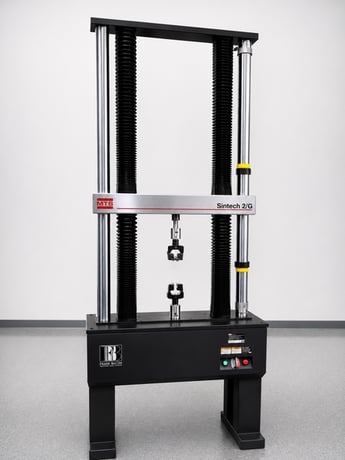 5750 lb. (25kN) MTS #Sintech-2G, 48" testing opening, 48" stroke, 4" x 16" table, computer system w/keyboard - Image 1