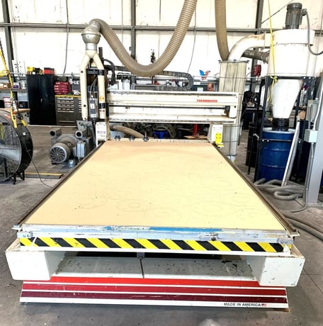 Thermwood #CS45, 3-Axis CNC Router, 5' x 10' moving gantry w/machined aluminum table, 10 HP HSD Spindle - Image 3