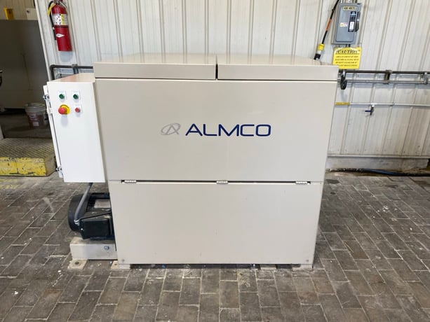 7.6 cu.ft. Almco #VB-2034, Vibratory Tub, 19.25" x 34" tub, 7.5 HP, 460 V., sound attenuated enclosure - Image 2
