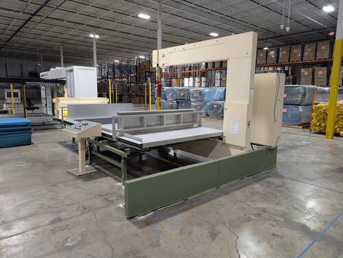 174" x 54" Albrecht Baumer #IS/M, Vertical Bandsaw, 34' 9" x 1/2" x 0.020" blade, refurbished 2024, 1997 - Image 7