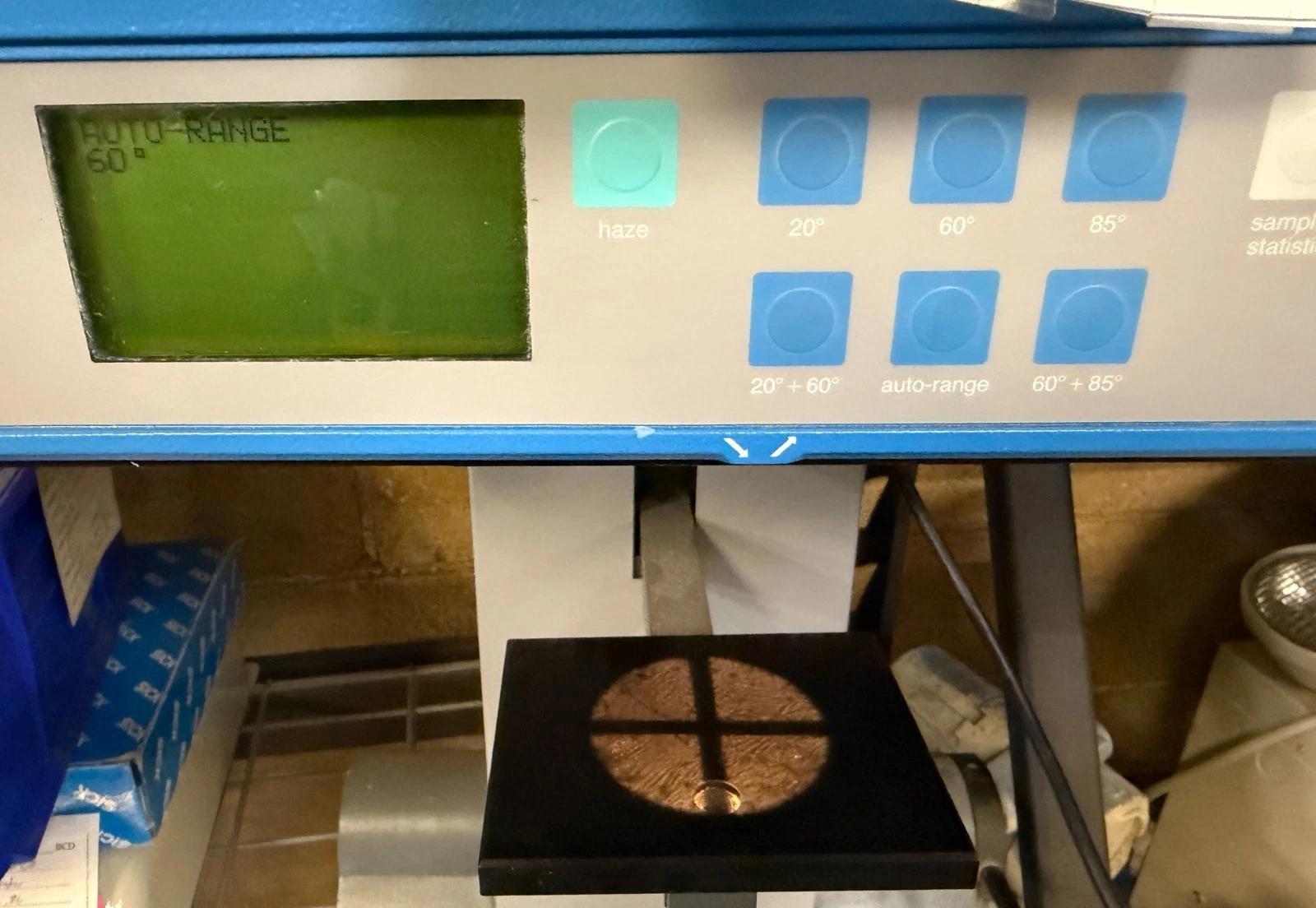 BYK Gardner, Bench-Top Haze-Gloss Meter, 20&deg;, 60&deg; & 85&deg; measurement modes, 115 V. - Image 6