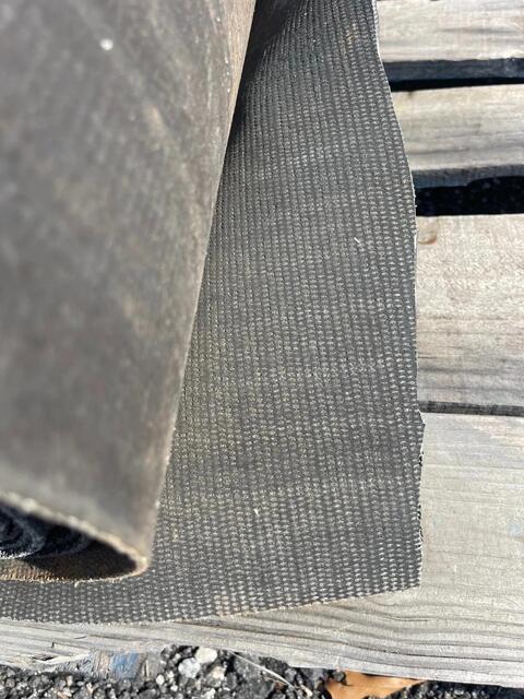 50.5" wide x 135' long Conveyor Belt, Rough Top 2 Ply - Image 3