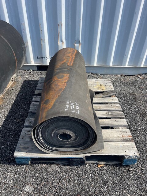 50.5" wide x 135' long Conveyor Belt, Rough Top 2 Ply - Image 7