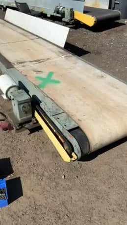 36" wide x 318" long Hytrol Conveyor Belt, Smooth Top, 1 HP Motor, 1725 RPM, Hytrol 4A Gearbox - Image 2