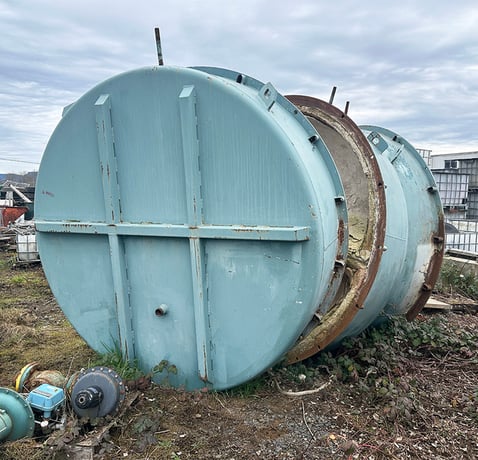 Boiler, Door Assembly, 24" dia, w/ Refractory - Image 2
