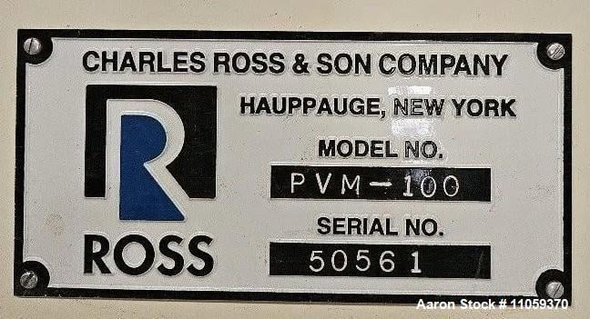100 Gallon, Ross #PVM-100, Triple Motion Vacuum Mixer, Stainless Steel, High Shear, Jacketed, 25 HP - Image 5