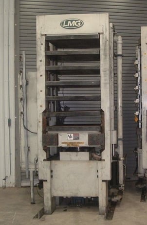 300 Ton, LMG (Lawton Machinery Group) compression molding press, 10 stroke, 30" x 30" electrically heated - Image 2