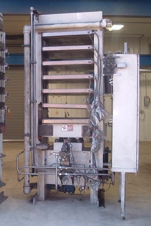 300 Ton, LMG (Lawton Machinery Group) compression molding press, 10 stroke, 30" x 30" electrically heated - Image 3