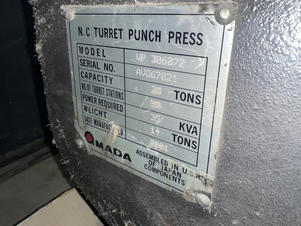33 Ton, Amada #Vipros-367-Queen, CNC Turret Punch, 60" x144" sheet, 58 Turret Station, 4 automatic index, 2001 - Image 10