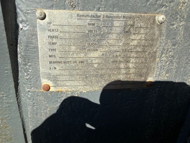 600 HP 1785 RPM General Electric, Frame 5011-L, weather protected enclosure type 1, 4160 Volts - Image 1