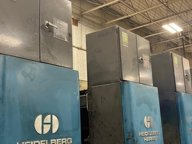 Heidelberg Harris #M120C, 6 Unit Heatset Web Offset Press, 19.4" cutoff, 34" web, 16 page, 1999 - Image 6