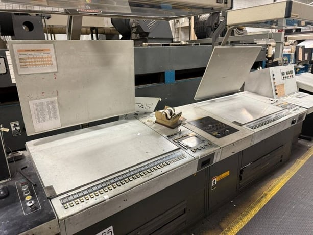 Heidelberg Harris #M120C, 6 Unit Heatset Web Offset Press, 19.4" cutoff, 34" web, 16 page, 1999 - Image 9