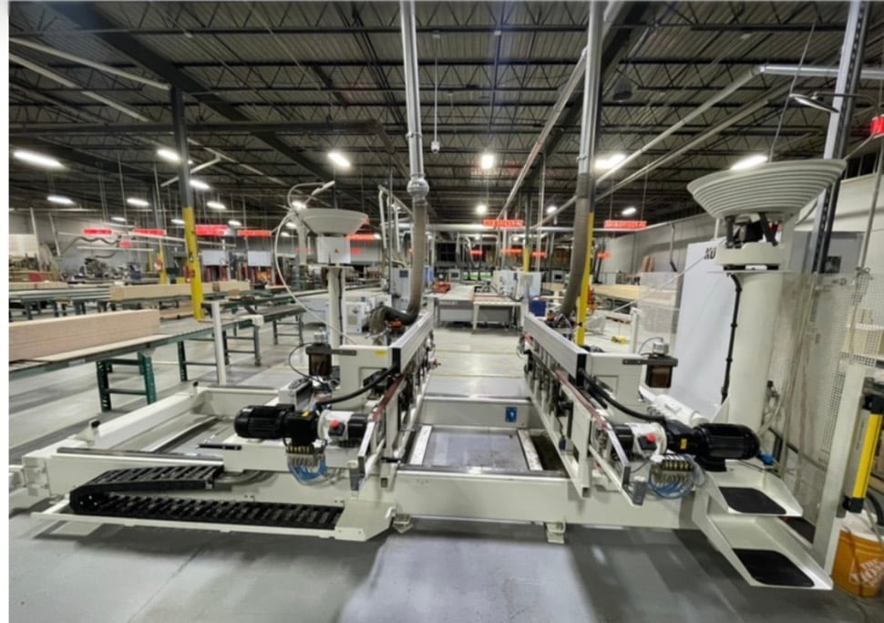 Koch #Sprint-200, Feed-Through Boring & Dowel Inserter, 98.4" x 27.5" x 1.18" capacity, 1.1" max. drilling - Image 4