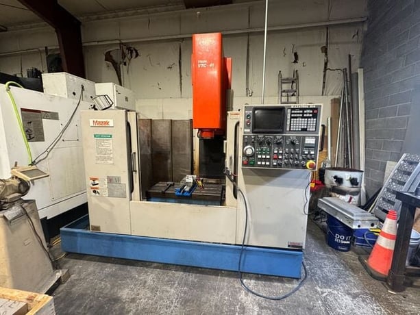 Mazak #VTC-41, CNC vertical machining center, 22" X, 16" Y, 20" Z, 10 HP, 7000 RPM, 24 automatic tool - Image 1