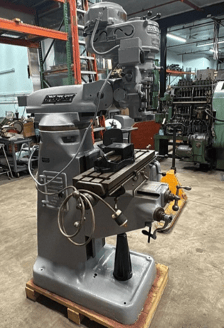 Bridgeport #Series-I, Vertical Knee-Type Turret Milling Machine, variable-speed head, table power feed - Image 1