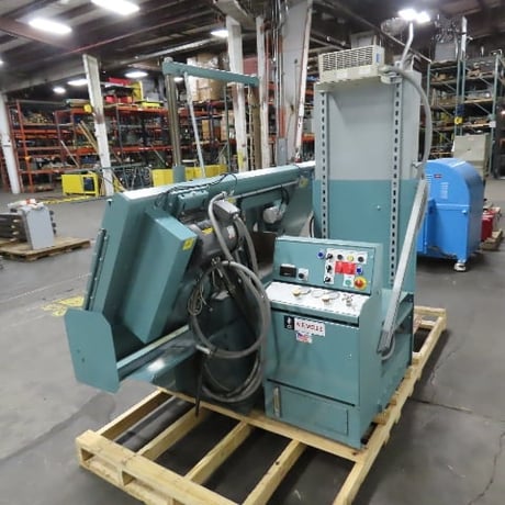 16" x 20" W.F. Wells #F-16-2, Twin Post Semi-Auto Horizontal Band Saw, 480 V., 1-1/4" x 0.042" x 15' blade - Image 3
