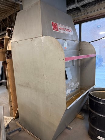 Midwest #ASM-140-20/4.0-MMIJ, Single-Head Duburring Machine, 36" width, 20 HP, 0-40 FPM, 0-6" bed opening - Image 6