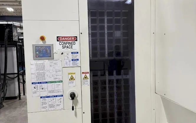 Makino #A61NX, CNC horizontal machining center, 14000 RPM, 133 automatic tool changer, thru spindle coolant - Image 4