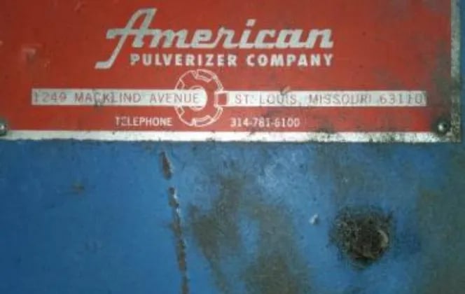 American Pulverizer Co #TRS, Slow Speed Hi Torque Shredder - Image 7