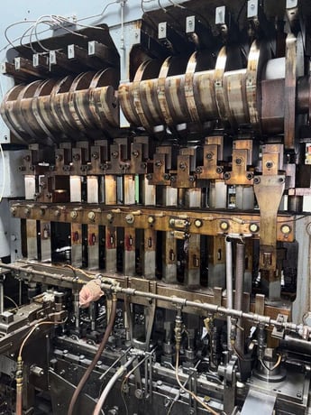 Waterbury #1512-ICOP, transfer press, brake/clutch, Arc Trol-1 die protection, pneumatic counter balances - Image 3