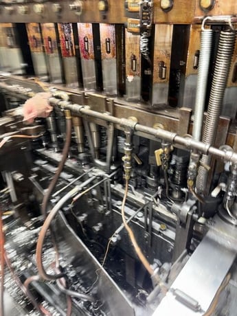 Waterbury #1512-ICOP, transfer press, brake/clutch, Arc Trol-1 die protection, pneumatic counter balances - Image 4