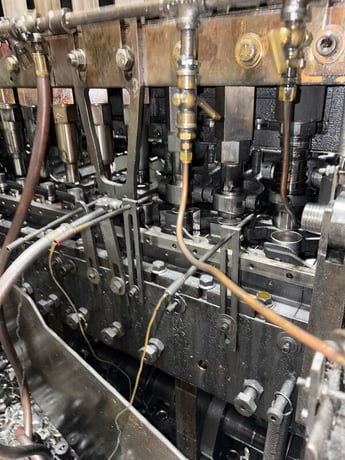 Waterbury #1512-ICOP, transfer press, brake/clutch, Arc Trol-1 die protection, pneumatic counter balances - Image 6