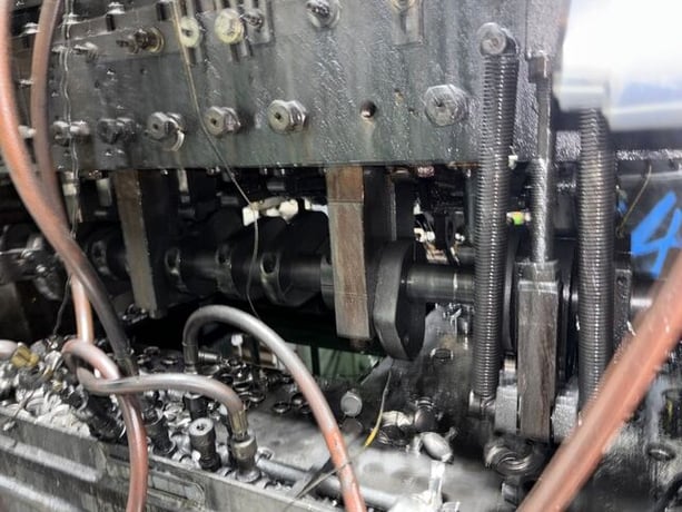 Waterbury #1512-ICOP, transfer press, brake/clutch, Arc Trol-1 die protection, pneumatic counter balances - Image 9