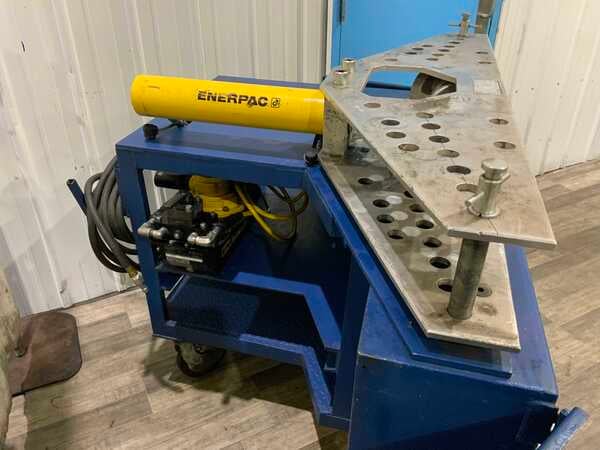 1" -4" Enerpac #ZA4404MX, air over hydraulic tube bender with dies, 10" stroke, 2 speed - Image 2