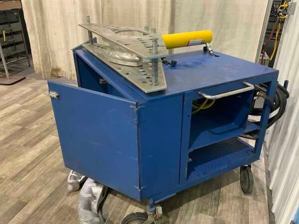 1" -4" Enerpac #ZA4404MX, air over hydraulic tube bender with dies, 10" stroke, 2 speed - Image 3