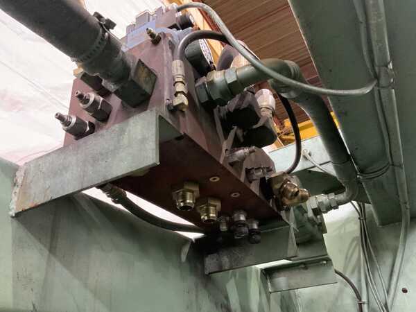 95 Ton, Betenbender #8-95, hydraulic press brake, 8' overall, 78" between housing, 8" stroke, 30 SPM, 20 HP - Image 7