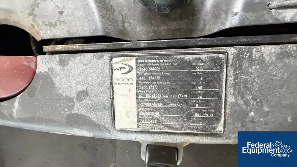 4500 lb. Crown #E, Pallet Runner, #WP3035-45 - Image 2