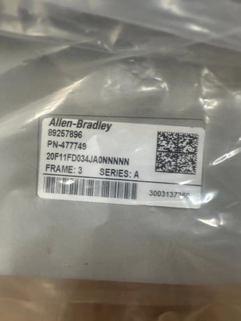 25 HP Allen-Bradley, 20F11FD034JA0NNNNN, Powerflex 753 Variable Frequency Drive, air-cooled, 480 Volts - Image 8