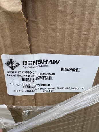 50 HP Benshaw #RX4E-050-480-12KP-HB, Combination Soft Starter, 480 VAC - Image 3