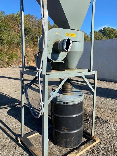 AGET Dustkop #11T51-D1-SP, Dust Collection System, 1.5 HP Baldor motor, 3500 RPM, 208-230/460 V. - Image 5